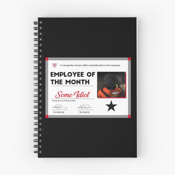 Item preview, Employee Of The Month designed and sold by Bielzisimo.
