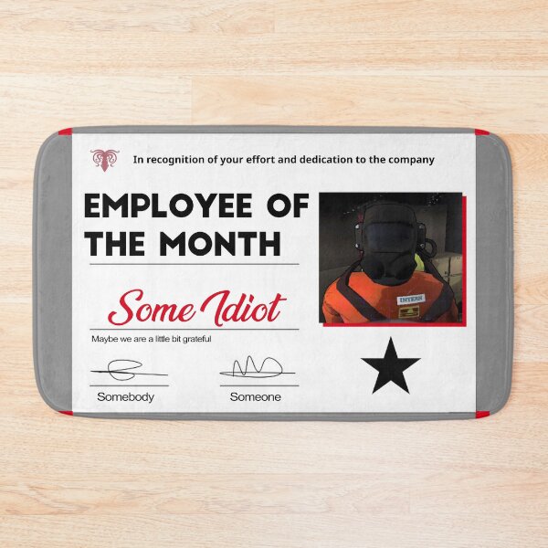 Item preview, Employee Of The Month designed and sold by Bielzisimo.