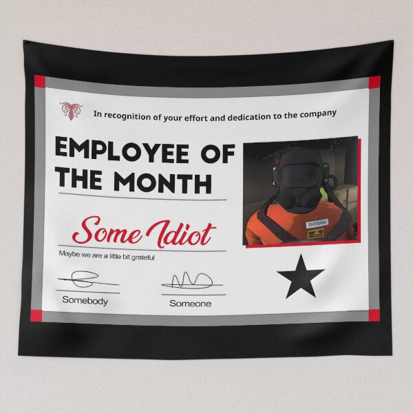 Item preview, Employee Of The Month designed and sold by Bielzisimo.