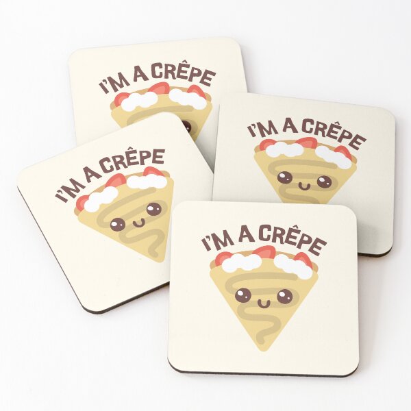Item preview, Im A Crepe! Cute Dessert Cartoon designed and sold by PMCreative.