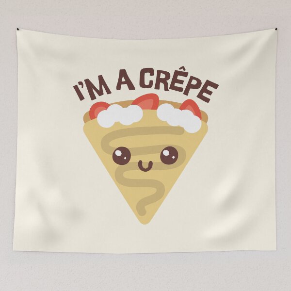 Item preview, Im A Crepe! Cute Dessert Cartoon designed and sold by PMCreative.