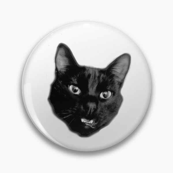 Item preview, Silly Black Cat Faces designed and sold by VoidCatCentral.