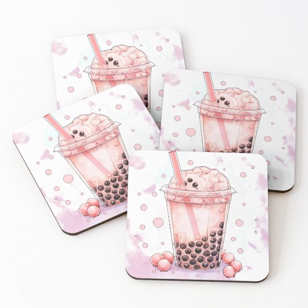 Item preview, Dragonfruit Bubble Tea designed and sold by PawPrintsCo.