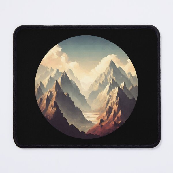 Item preview, Low Poly Mountain Peaks designed and sold by SebastianArt75.