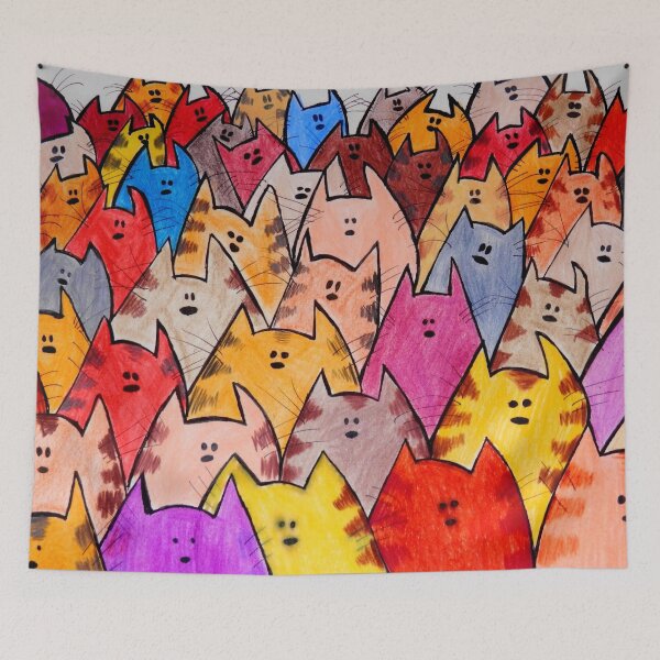 Item preview, Cats 02 designed and sold by elenafdzz.