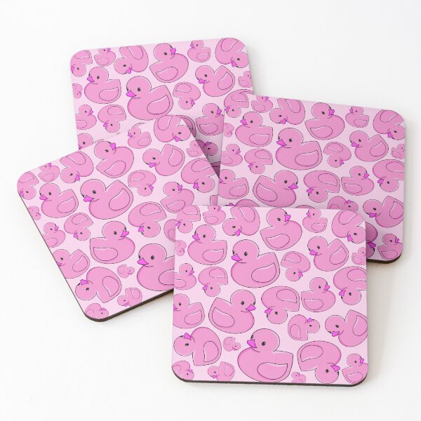Item preview, Pink Rubber Ducky Pattern designed and sold by StargirlWares.