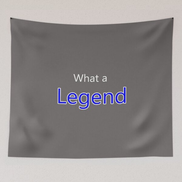 Item preview, What a Legend (White/Blue) designed and sold by TheArtistEvan.