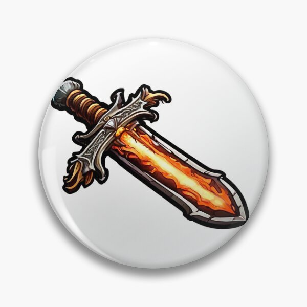 Item preview, Cute Noble Fire Sword designed and sold by Bielzisimo.