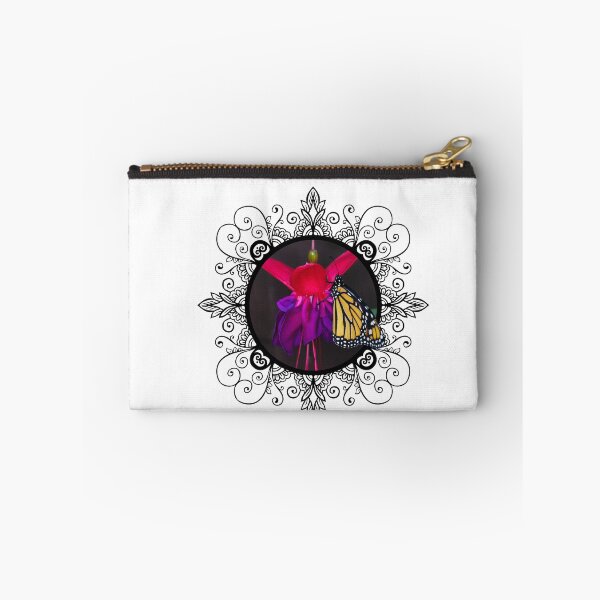 Item preview, Framed Monarch Butterfly on Fuchsia Photograph designed and sold by Carleah Unique.