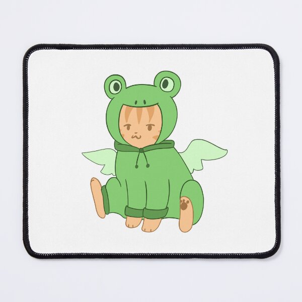 Item preview, Cat wears frog costume designed and sold by AshKipo6607.