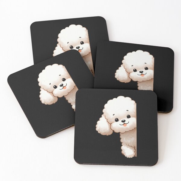 Item preview, Peeking Poodle - Black designed and sold by FoxfireStardust.
