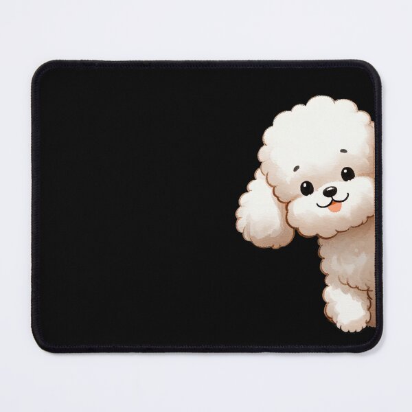 Item preview, Peeking Poodle - Black designed and sold by FoxfireStardust.