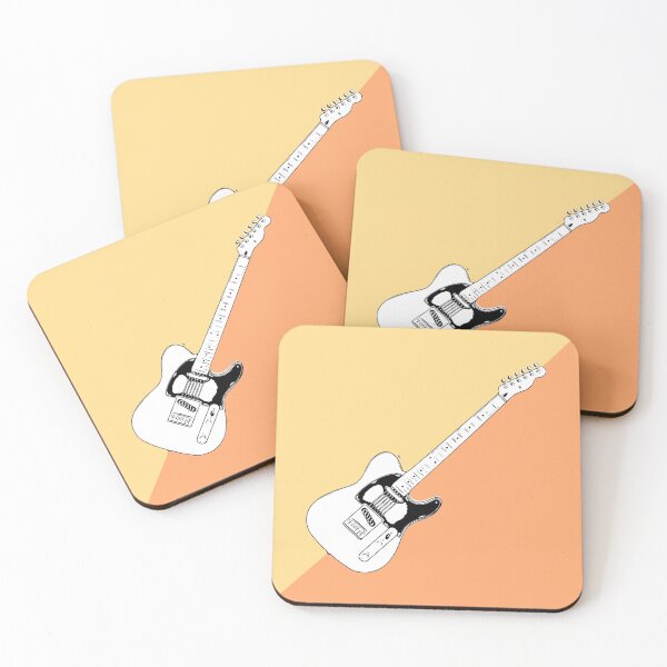Item preview, Telecaster Style Electric Guitar Diagonal Line Art designed and sold by kakarikihill.