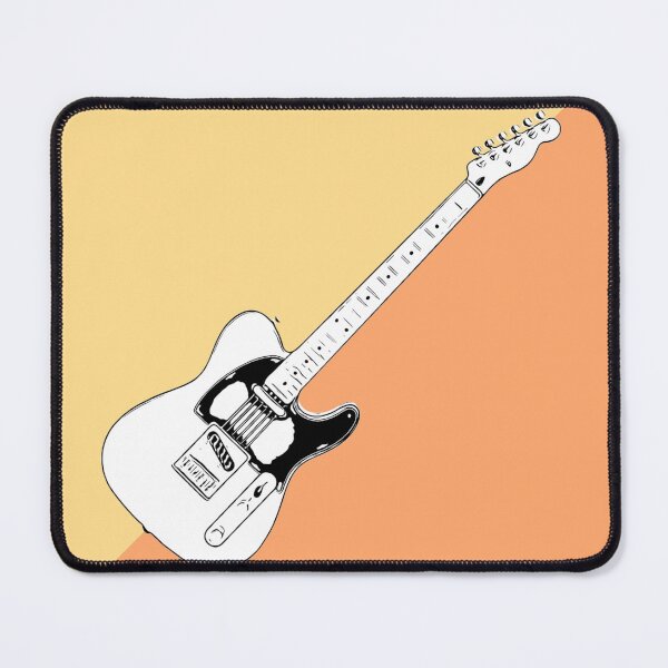 Item preview, Telecaster Style Electric Guitar Diagonal Line Art designed and sold by kakarikihill.