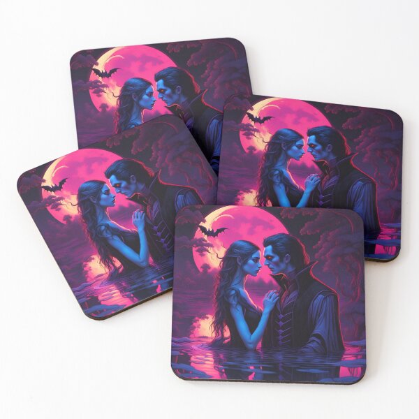 Item preview, Vampire  couple, black light designed and sold by GothicRubette.