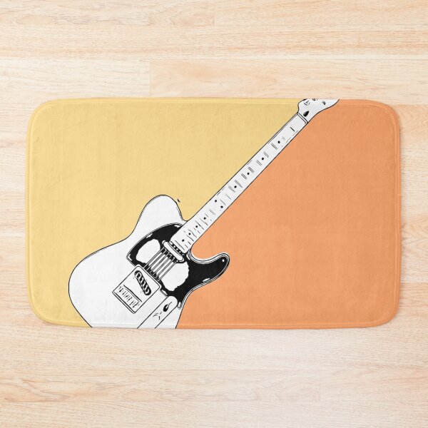 Item preview, Telecaster Style Electric Guitar Diagonal Line Art designed and sold by kakarikihill.