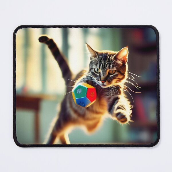 Item preview, Playful Pounce: Kitten & Ball Design designed and sold by RevGens.
