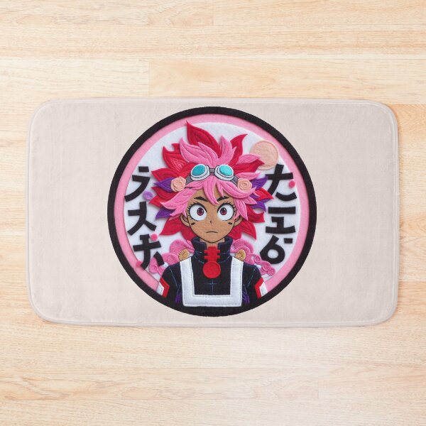 Item preview, Pink Haired Kawaii Manga Girl | Embroidered Digital Illustration felt designed and sold by GALUMARKET.