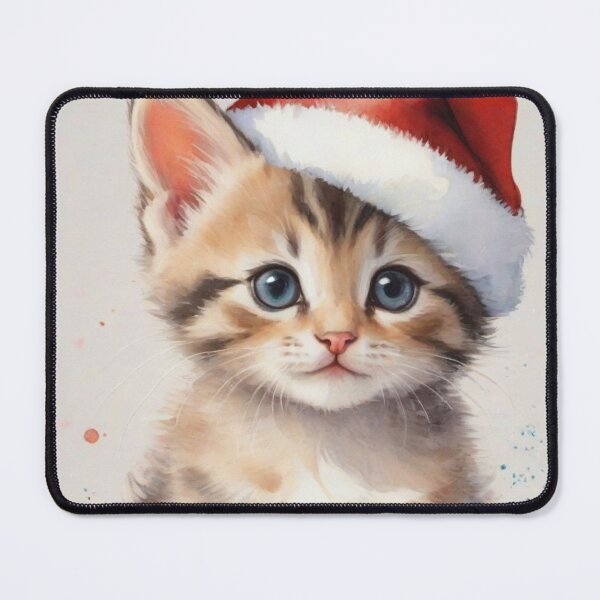 Item preview, Christmas kitten designed and sold by Geddit Designs.