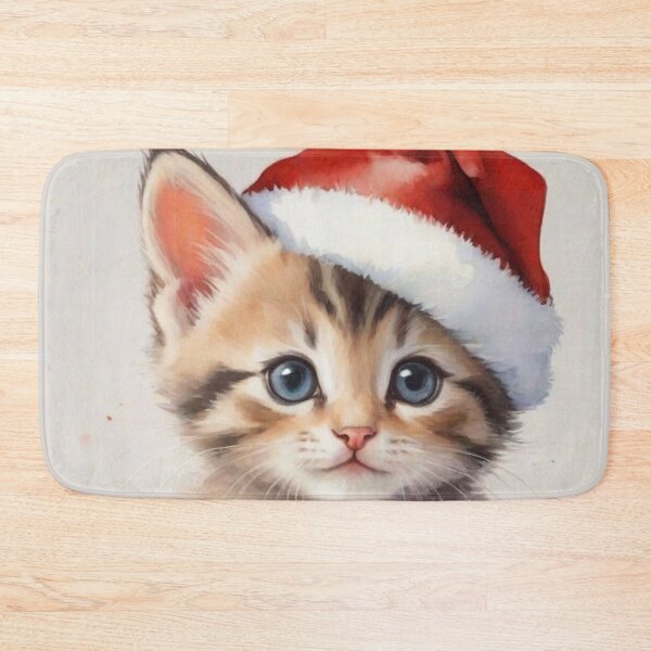 Item preview, Christmas kitten designed and sold by Geddit Designs.