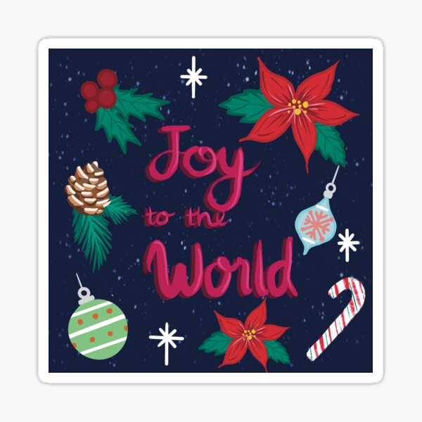 Item preview, Joy to the World - Handwritten Design designed and sold by sitaranise.