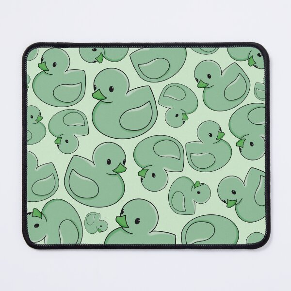 Item preview, Green Rubber Ducky Pattern designed and sold by StargirlWares.