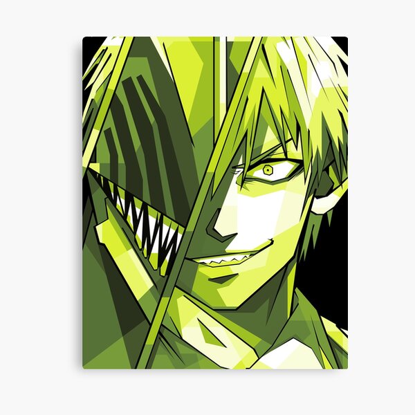 Chainsaw Man Manga Canvas Print by Mounier Wanjak