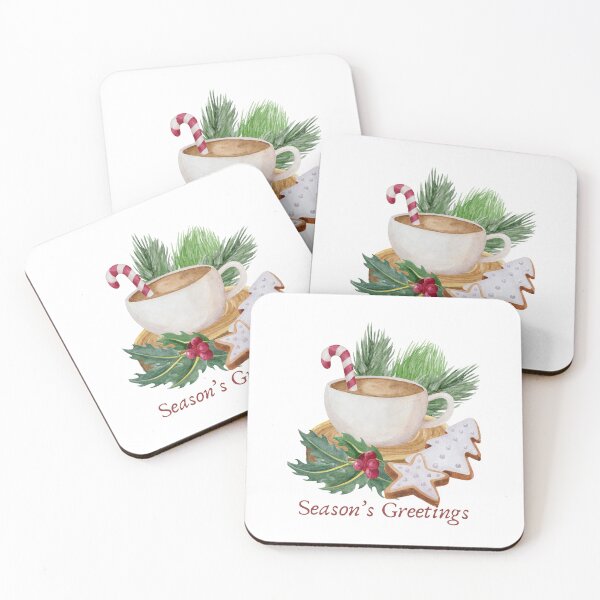 Item preview, Season’s Greetings Christmas Coffee and Cookies designed and sold by Quote Gallery.