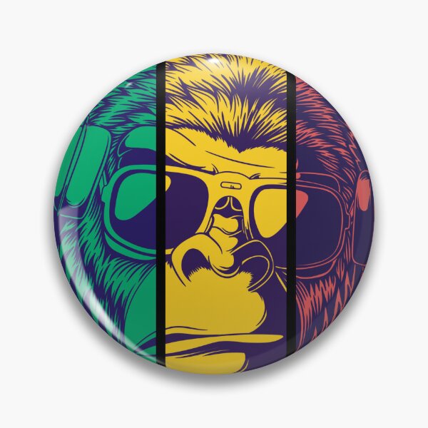 Item preview, Colors of Monkeys: Monkeys wearing headphones . designed and sold by attakorn.