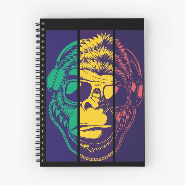 Item preview, Colors of Monkeys: Monkeys wearing headphones . designed and sold by attakorn.