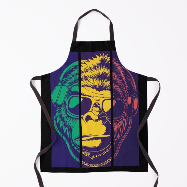 Item preview, Colors of Monkeys: Monkeys wearing headphones . designed and sold by attakorn.