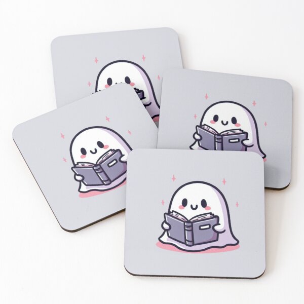 Item preview, Cute Ghost reads a book designed and sold by BeNazzArt.