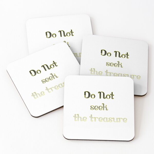 Item preview, Do Not seek the treasure, brother where thou art, letters  designed and sold by CraktmanShop.