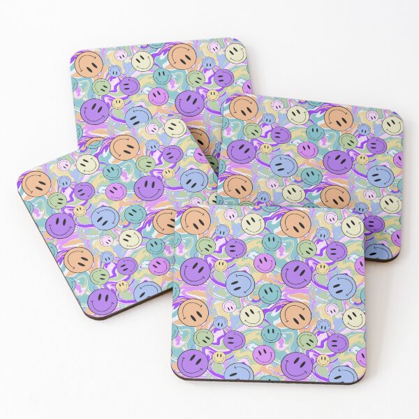 Item preview, 2000’s Psychadelic Bright Color Smiley Faces designed and sold by serafineaandd.