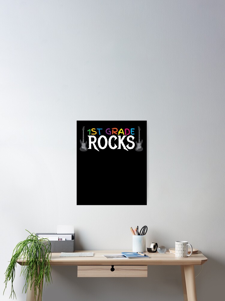Thumbnail 2 of 3, Poster, 1st Grade Rocks designed and sold by kieranight.