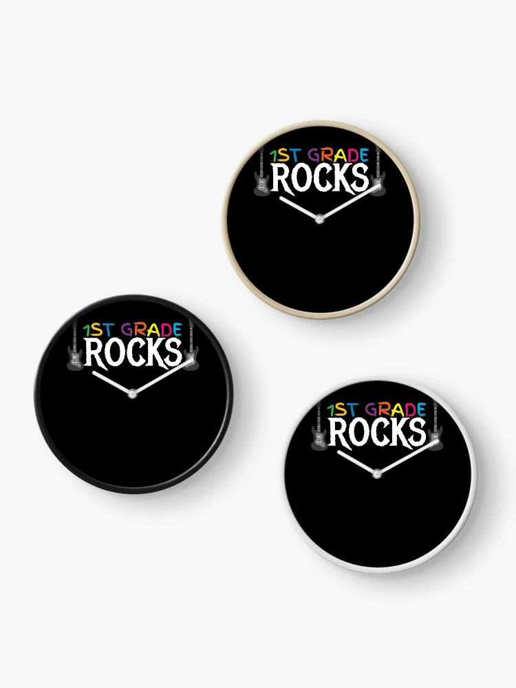 Thumbnail 3 of 4, Clock, 1st Grade Rocks  designed and sold by Pricity Designs.