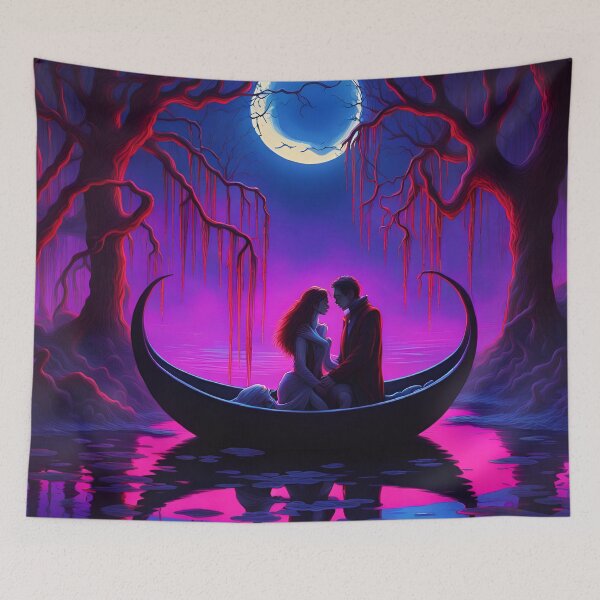 Item preview, Vampire  couple, black light designed and sold by GothicRubette.