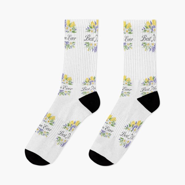 Item preview, Best mom ever design in spring flowers designed and sold by InspireGlow.
