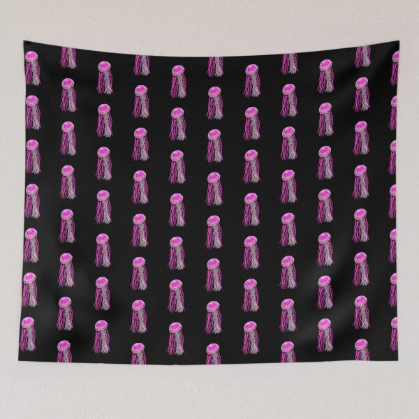 Item preview, Neon pink jellysfish  designed and sold by spookdoodle.co.