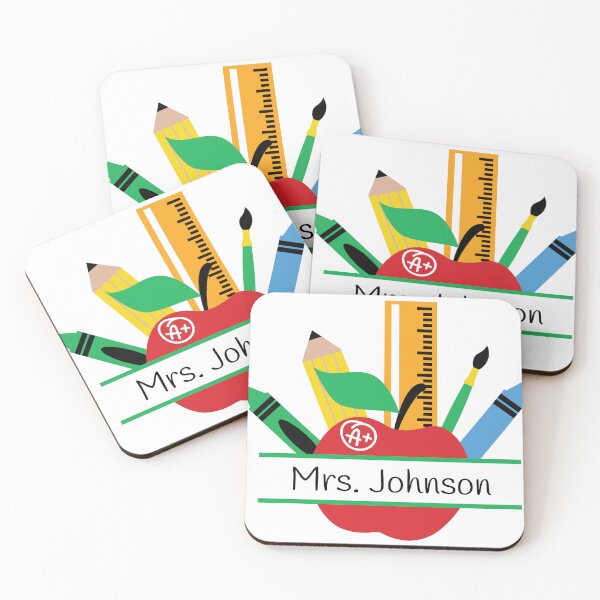 Item preview, Mrs. Johnson, Teacher Name, School Supplies designed and sold by kowendesigns.