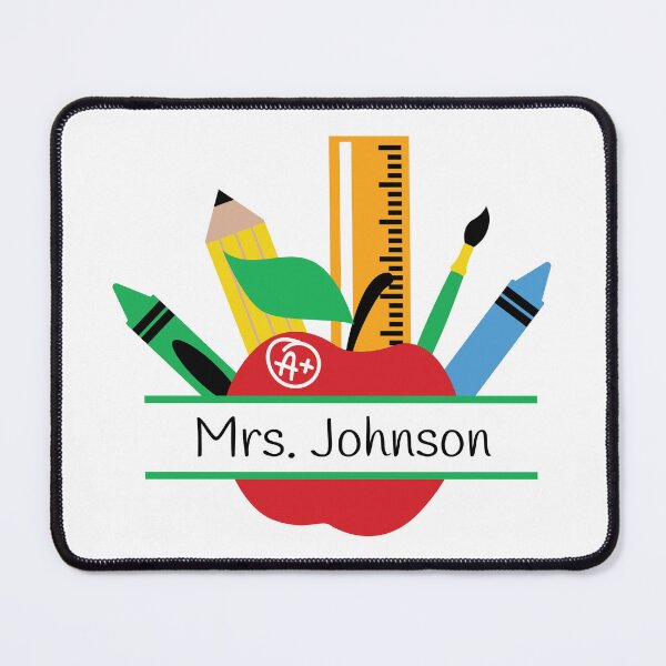 Item preview, Mrs. Johnson, Teacher Name, School Supplies designed and sold by kowendesigns.