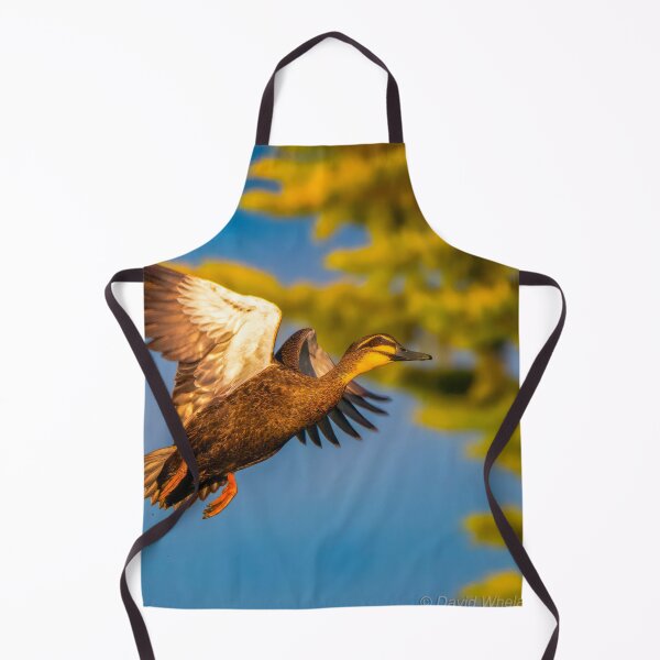 Item preview, Flight Of Fancy: Black Duck flying against stormy Skies designed and sold by Wildpix.