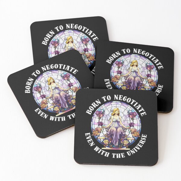Item preview, Born To Negotiate, Even With The Universe designed and sold by ZodiacWonders.