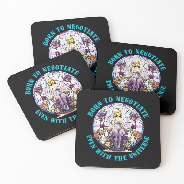 Item preview, Born To Negotiate, Even With The Universe. libra birthday designed and sold by ZodiacWonders.