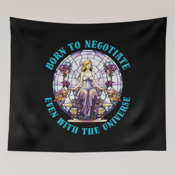 Item preview, Born To Negotiate, Even With The Universe. libra birthday designed and sold by ZodiacWonders.