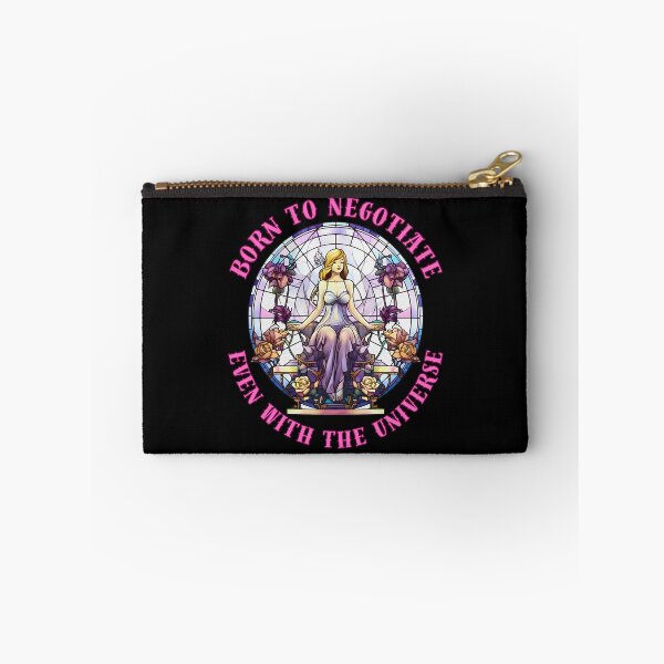 Item preview, Born To Negotiate, Even With The Universe. libra zodiac sign designed and sold by ZodiacWonders.
