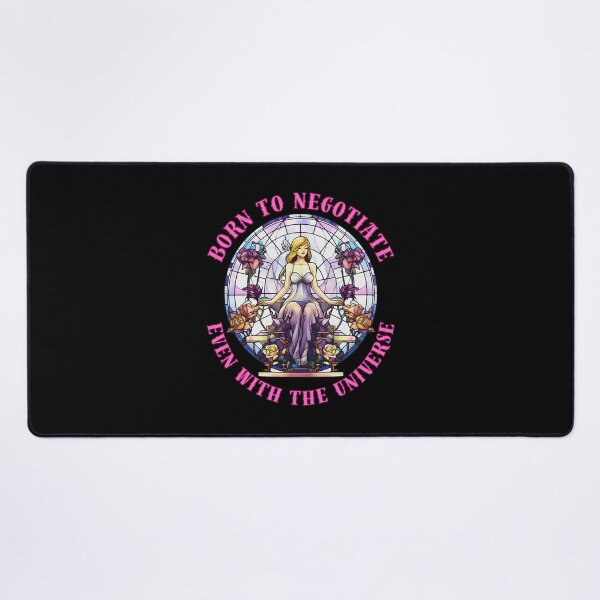Item preview, Born To Negotiate, Even With The Universe. libra zodiac sign designed and sold by ZodiacWonders.