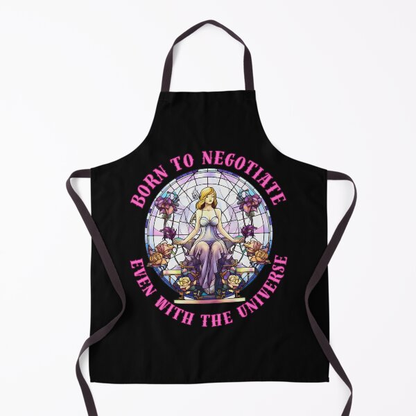 Item preview, Born To Negotiate, Even With The Universe. libra zodiac sign designed and sold by ZodiacWonders.