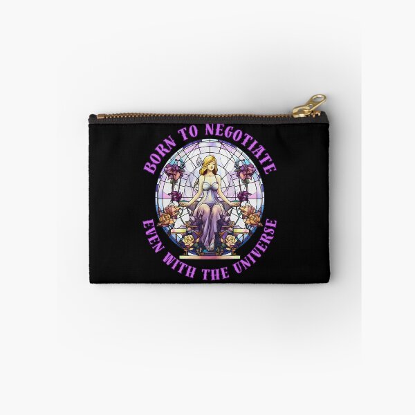 Item preview, Born To Negotiate, Even With The Universe. libra season designed and sold by ZodiacWonders.