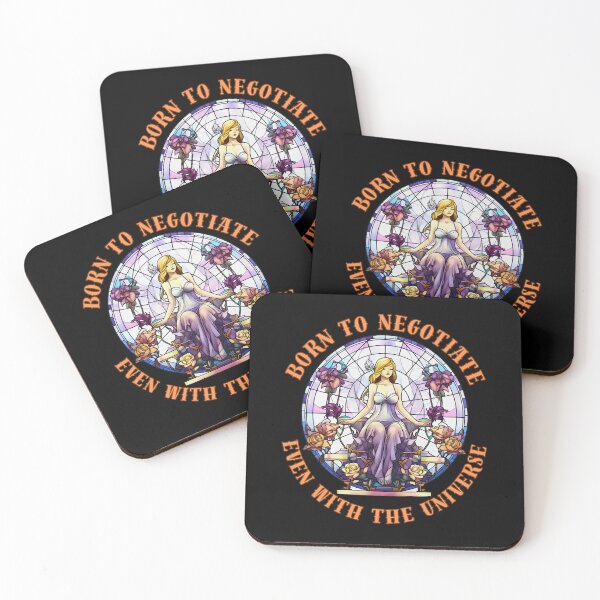 Item preview, Born To Negotiate, Even With The Universe. libra lovers designed and sold by ZodiacWonders.